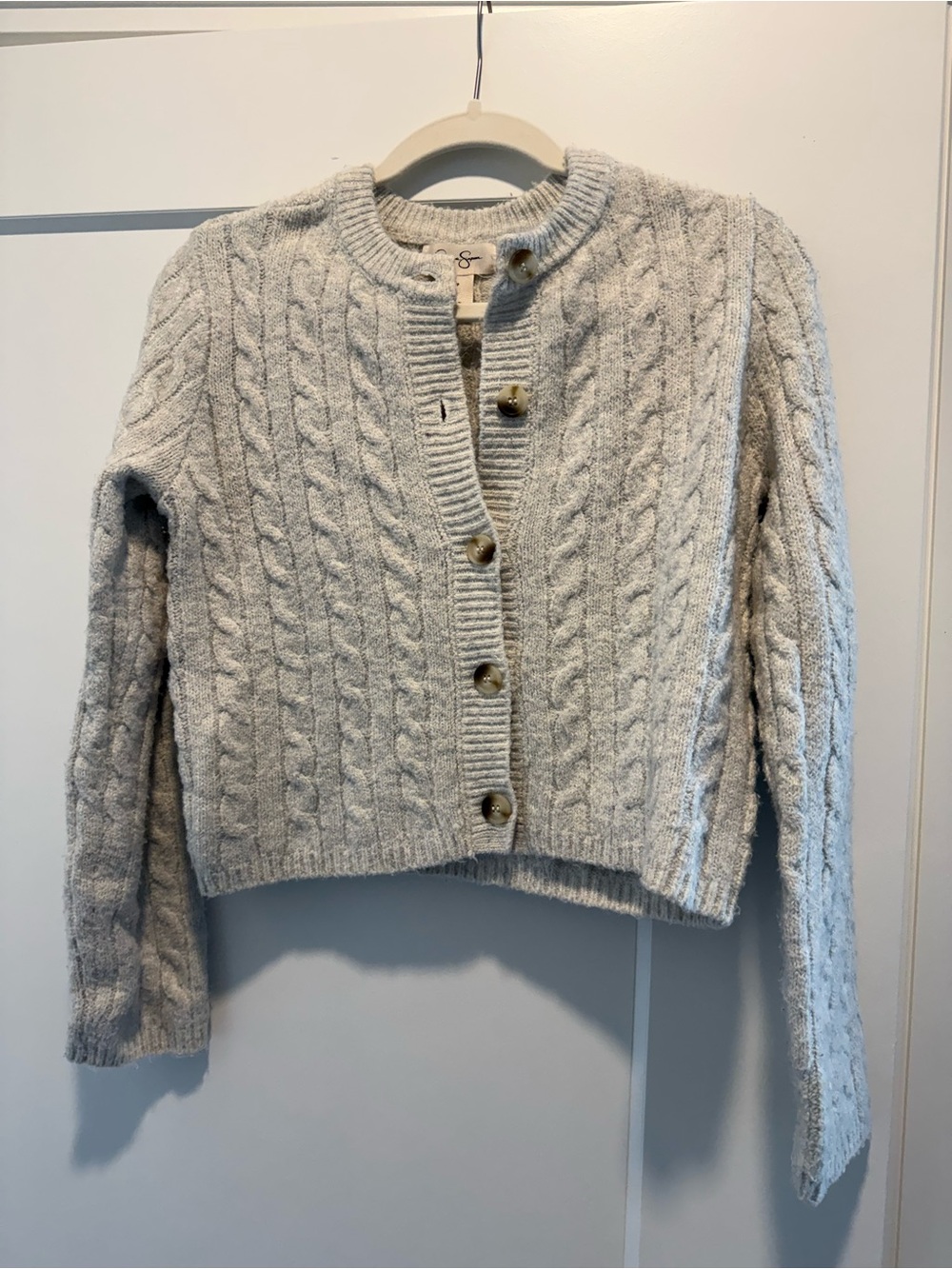 Cozy Cable Knit Button-Front Sweater Cardigan